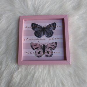 Handmade Butterfly Shadow Box Decor